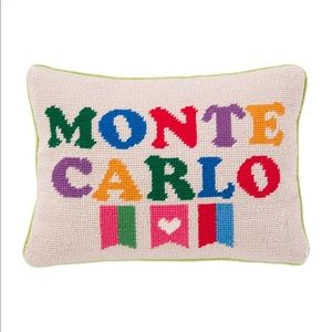 Jonathan Adler “Monte Carlo” Needlepoint Pillow